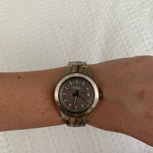 Fossil Marbled Acrylic Watch
